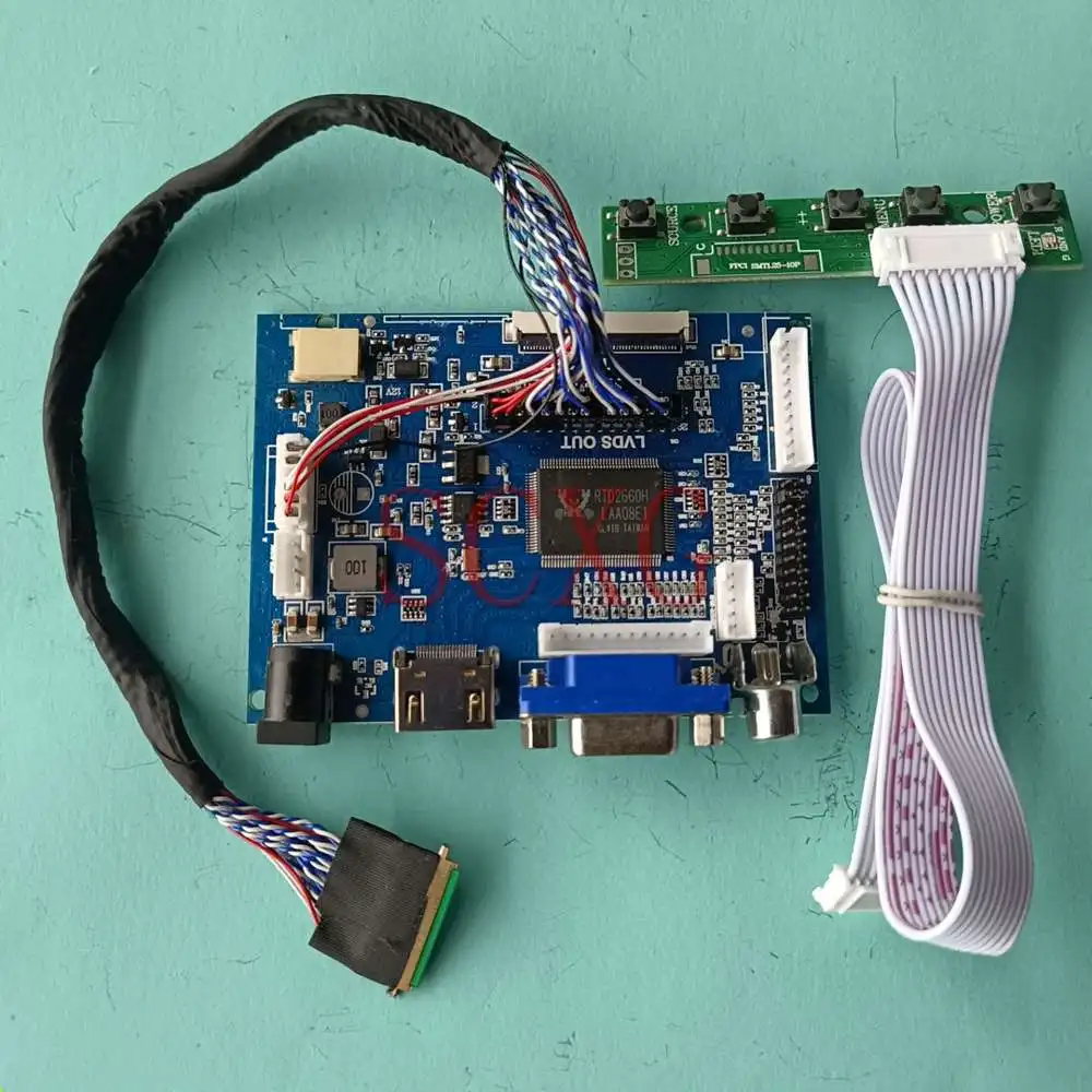 

Плата драйвера для контроллера ЖК-экрана Fit N116BGE-L32, 11,6 дюйма, LVDS, 40 контактов, 1366*768, ноутбук 2AV + VGA + HDMI, комплект для самостоятельной сборки