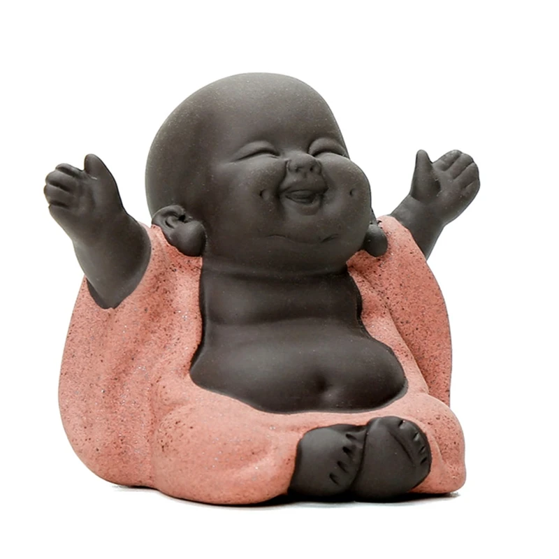 

Home Decoration Purple Sand Cute Maitreya Buddha Tea Pet Can Raise Tea Ceremony Tea Set Tea Play Accessories