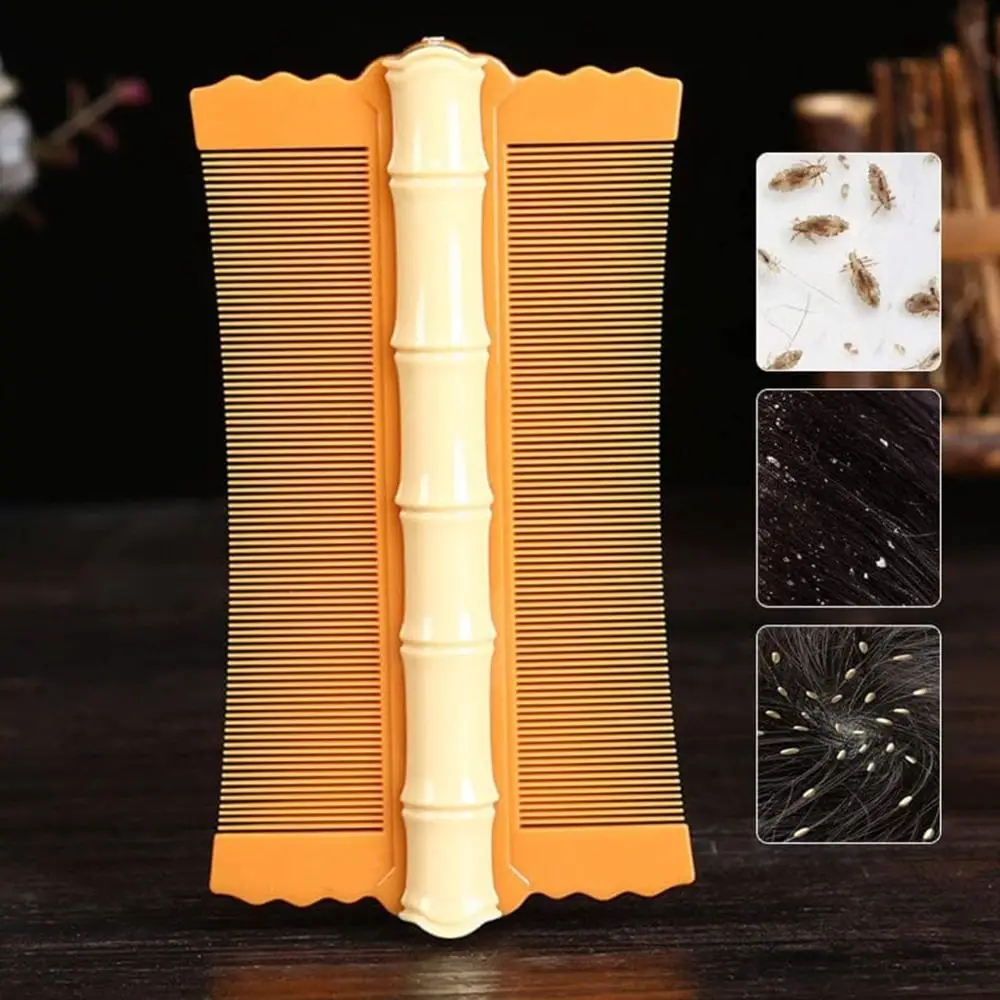 Супер Плотная Расческа Для Удаления Вшей Тонкая От Перхоти Девочек И Детей