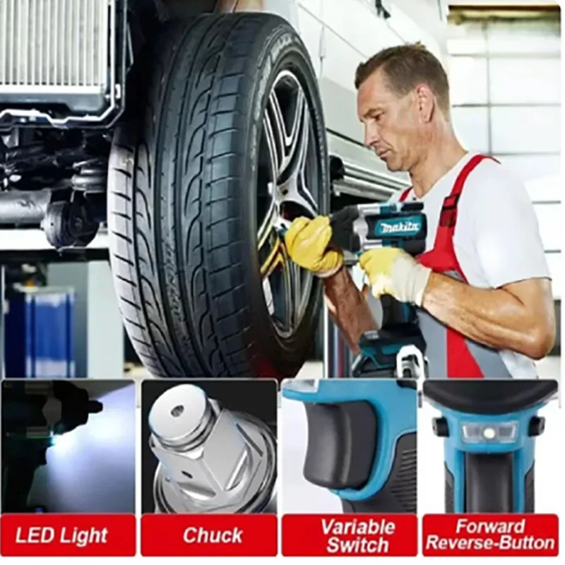 Бесщеточный электрический ключ Makita DTW700