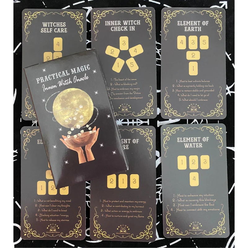 

Mysterious Divination Fortune Telling Card Game Game Deck Real Tarot Card Meanings Mystical Affectional Divination