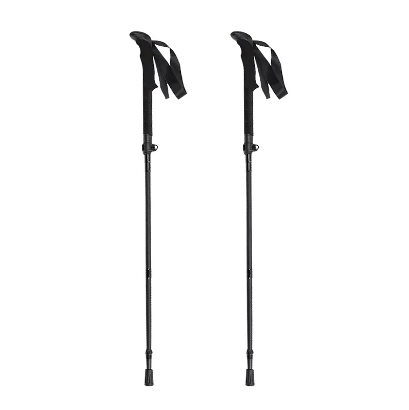 

2023 Ultralight Trekking Poles Aluminium 5 Sections Folding Walking Stick