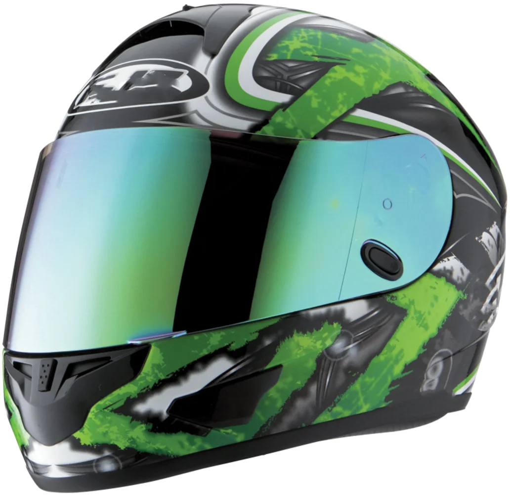 

New Sport Helmet HJ-S2 RST Color Mirror Coated Shield - Green