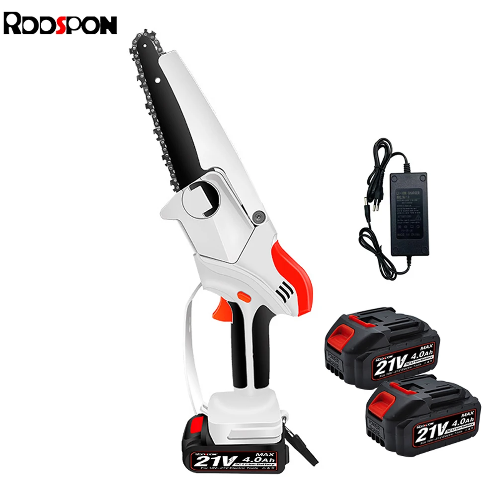 

6 Inch Woodworking Electric Chainsaw Rechargeable,Portable Electric Pruning-Saw,Garden Power Tools for Makita 18V Battery