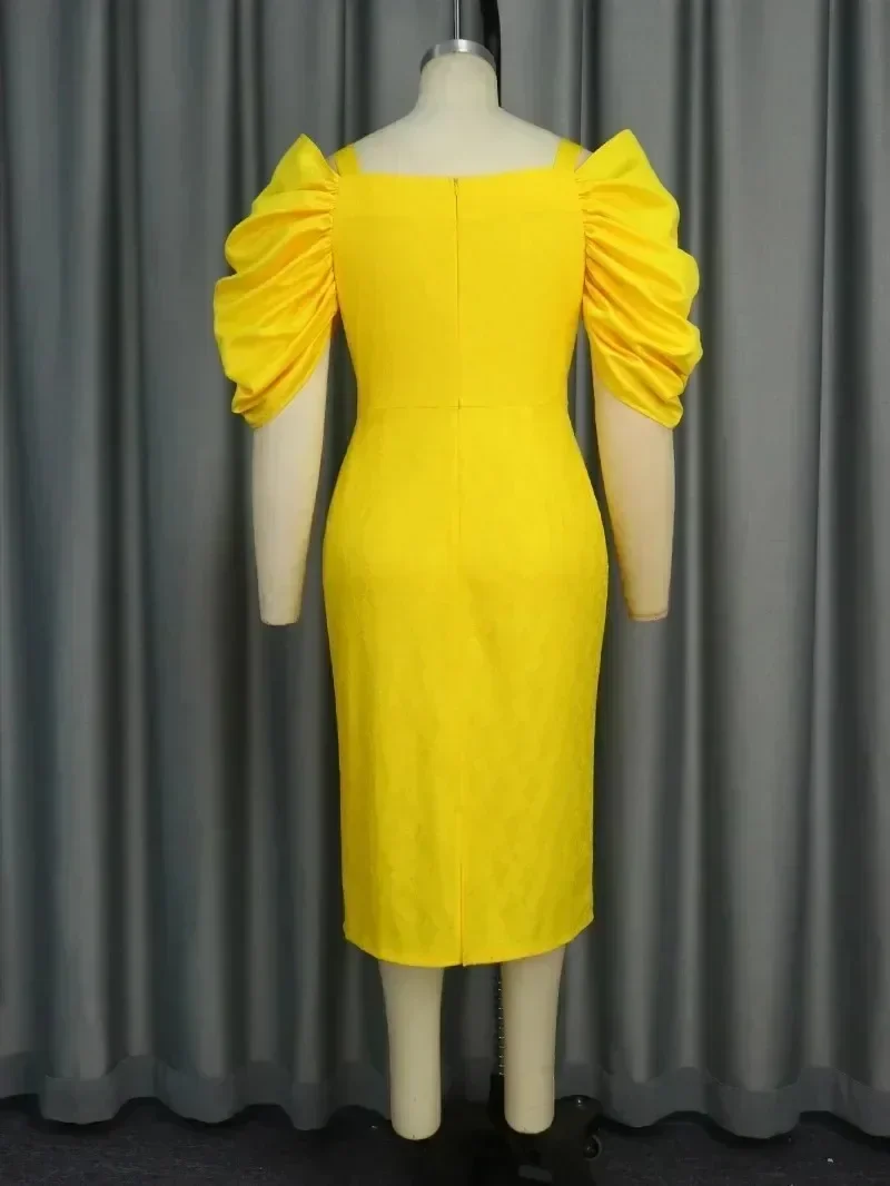 Элегантные кружевные платья для женщин плиссированные с коротким рукавом день