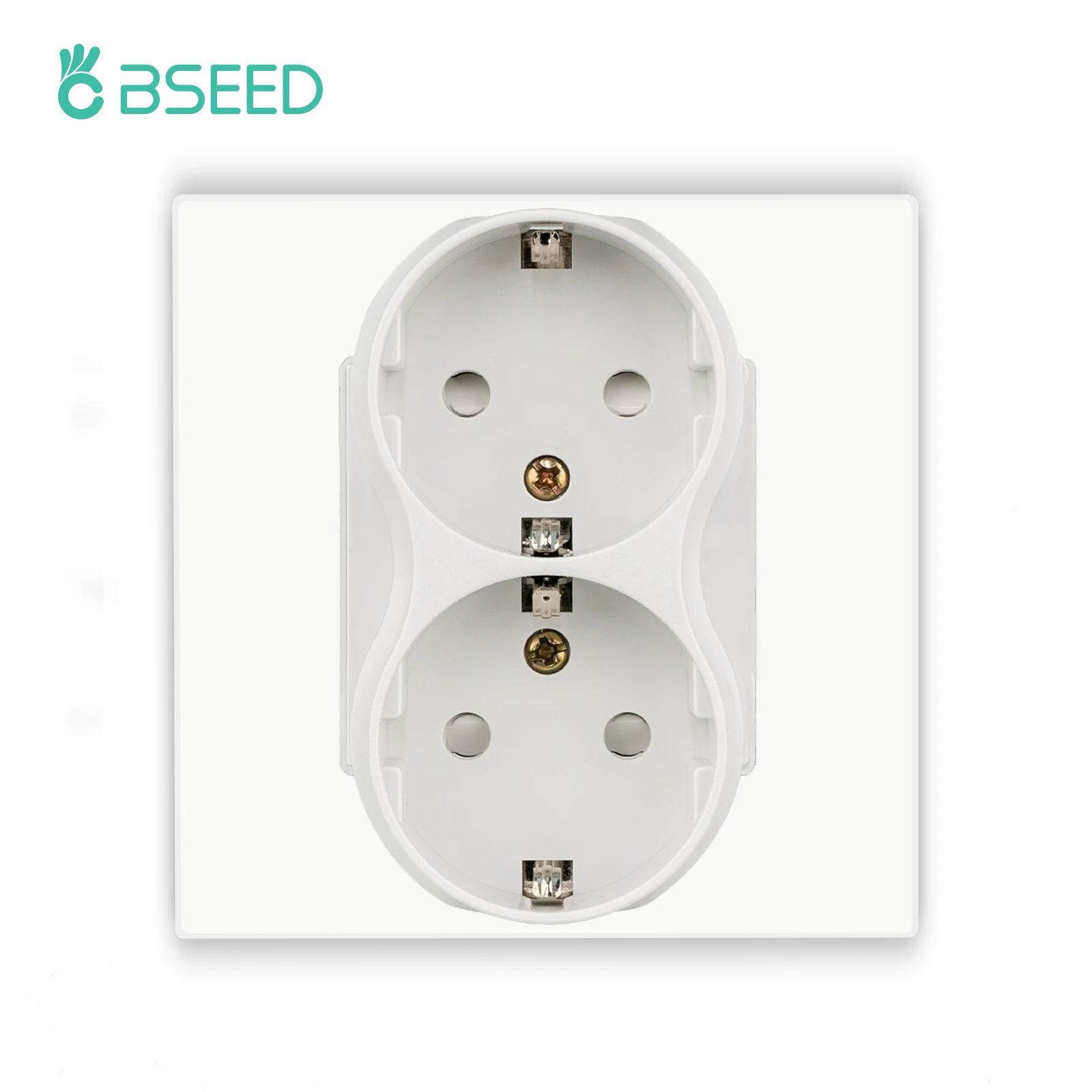 

Двойные розетки BSEED EU белые/черные