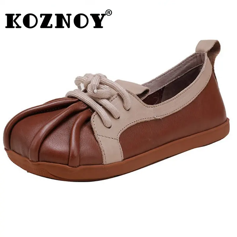 

Женские кроссовки из коровьей натуральной кожи, 2 см