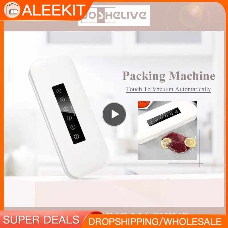

NEW Best Food Vacuum Sealer 220V/240V Automatic Commercial Household Touch Small Food Plastic Vacuum Sealer Packaging Machine