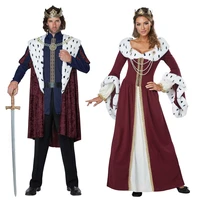 european royal king and queen couple costume