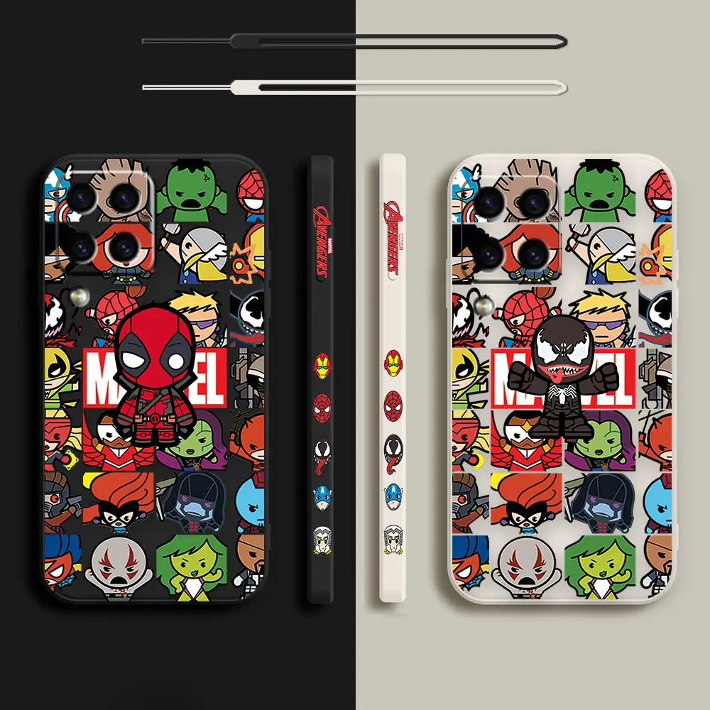 

Marvel Cartoon Heros Venom Deadpool For Samsung A50 A30 A20S A10S A10 Note 20 10 9 M32 M22 M12 M32 M40S M80S M60S 21 Pro 5G Case