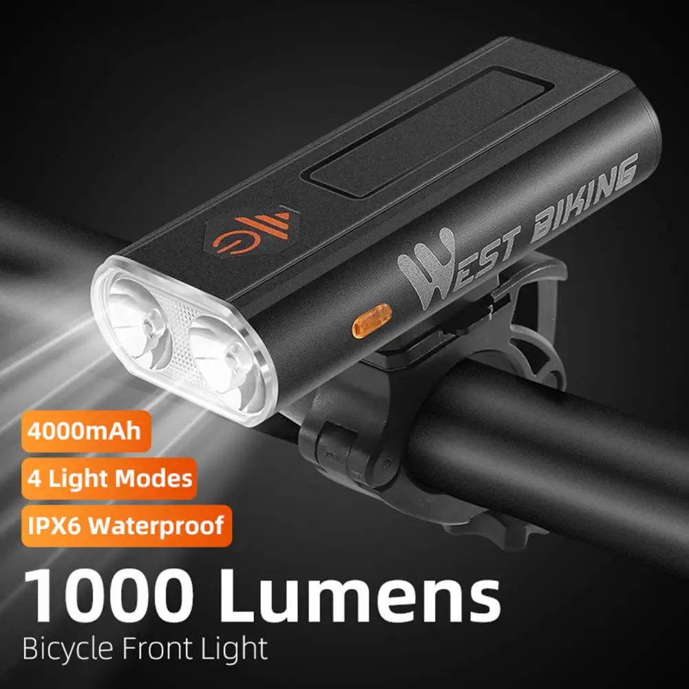 

bicycle double lights Practical IPX6 Waterproof Ultralight Cycling Bicycle Front Lamp Flashlight Bike Accessories