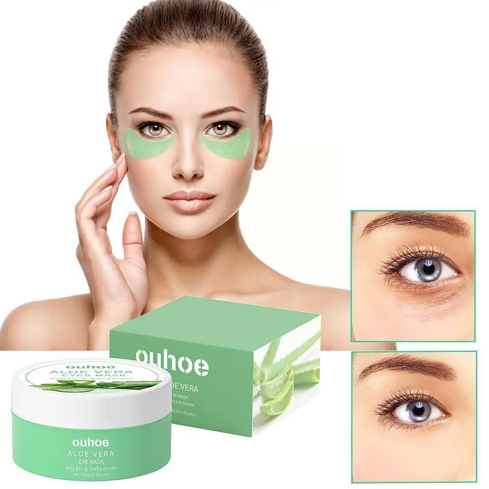 Aloe Firming Eye Mask Firming Remover Wrinkle Dark Fade Care Eye Fine Bags Line Eye Brighten Skin Nourishing Moisturizing C Z7S7
