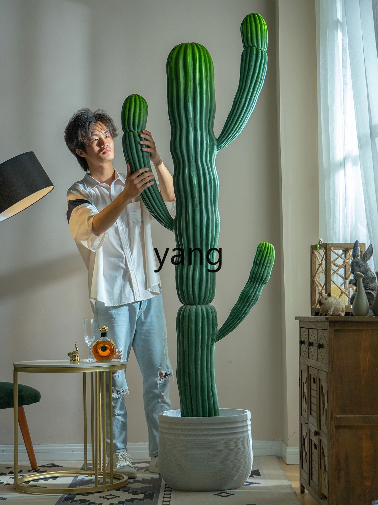 Пальмовое растение Yhl комнатное украшение бонсай ландшафтное бионическое