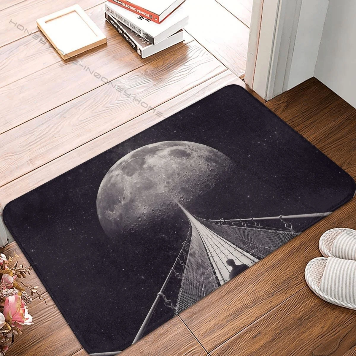 

Occupy Mars 2026 To The Moon Bedroom Mat Space Trip Less Doormat Living Room Carpet Entrance Door Rug Home Decor