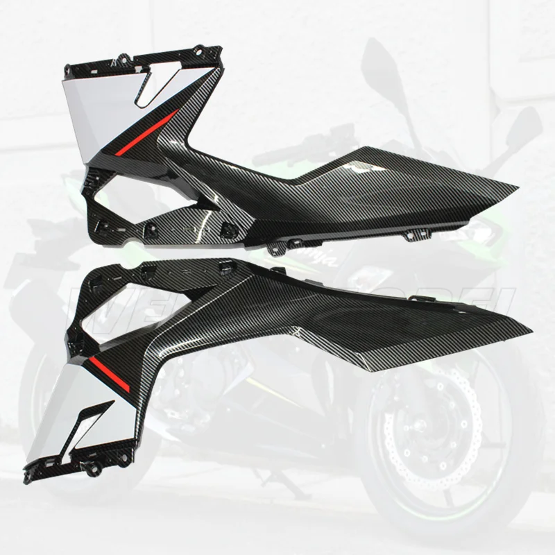 

Bodywork Fairing For Kawasaki Ninja400 EX400 2018 2019 2020 2021 2022 Ninja400r Front Upper Side Cowl Panlel Carbon Fiber
