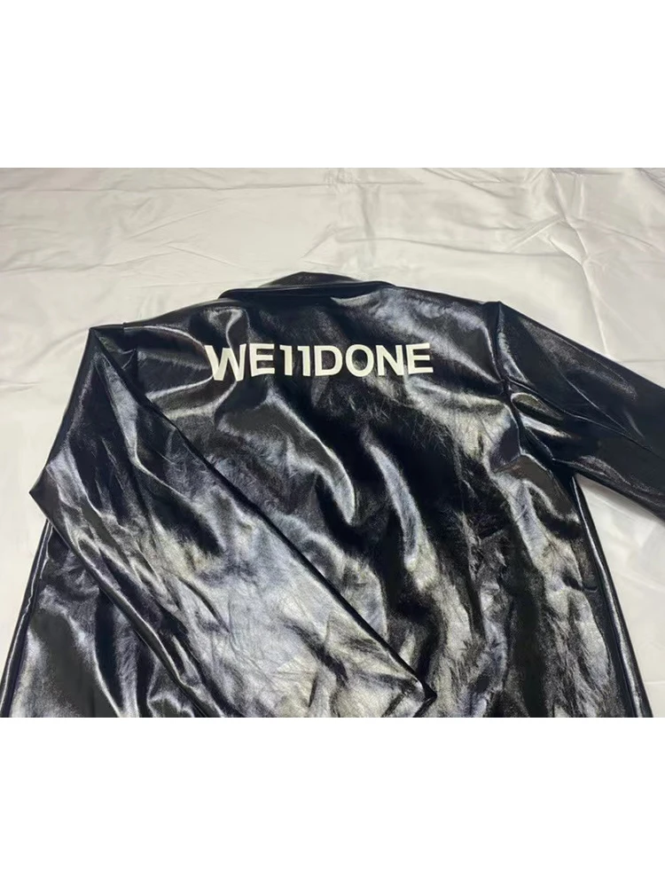 Autumn Loose Leather Jacket Women Black Korean Fashion Long Sleeve Biker Jacket Female 2022 Winter Streetwear Pockets Chic Tops