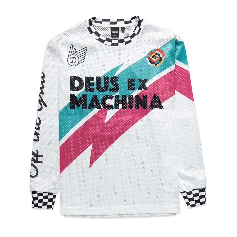 

Футболка Deus Ex Machina Мужская для горного велосипеда, тенниска с длинным рукавом, майка для мотокросса, BMX, гоночная