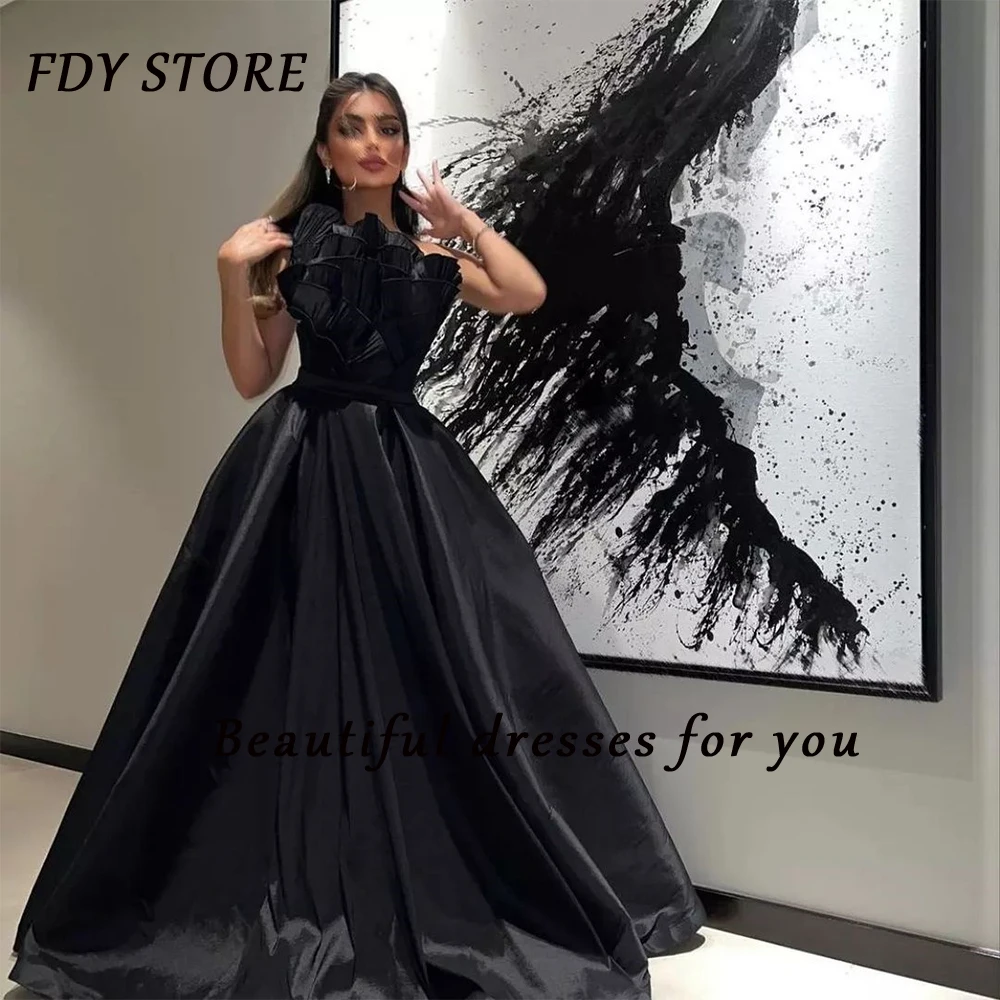 

FDY Store Homecoming Scalloped Neckline SweepTrain Formal Occasion Dresses Prom Wedding Party Ball-gown Evening for Women