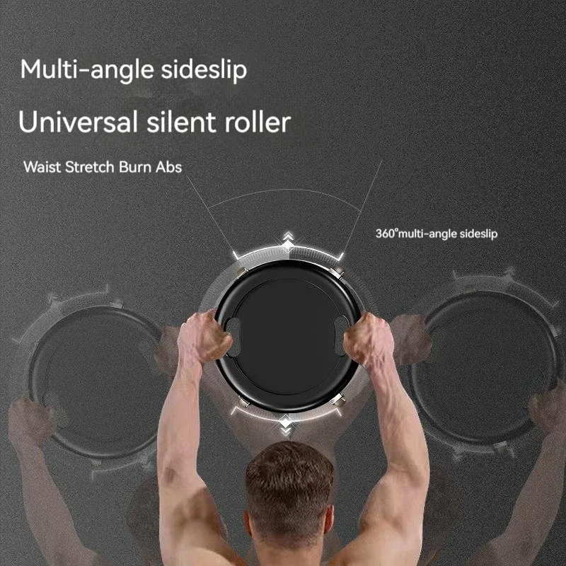 

Board Wheels Training Gym Roller Multi-functional Disc Muscle Building Fitness Sliding Universal Abdominal Muscle Equipments