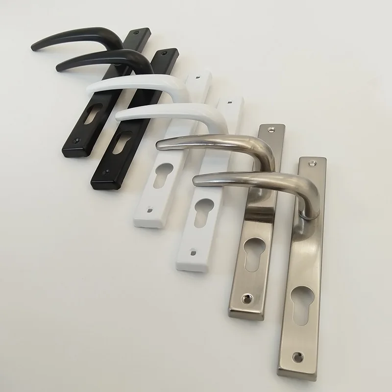 8530 универсальный домашний дверной замок железная панель алюминиевая ручка P-A-02-W