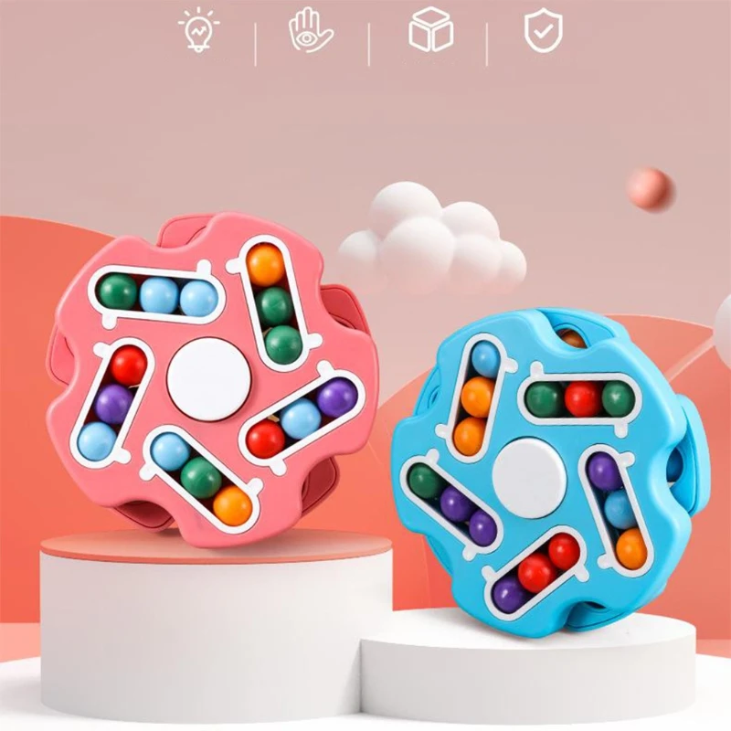 

1Set Brain Developmental 3D Puzzle Toy Magic Bean Puzzles for Baby Toddlers Puzzle Cube Educational Magic Beans Toy A2UB