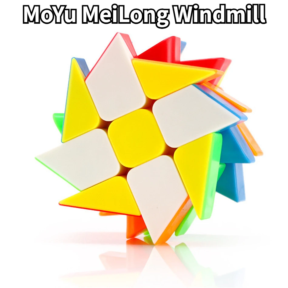 

[Funcube] MoYu MeiLong ветряная мельница волшебный куб Meilong MoFangJiaoShi 3x3 ветряная мельница MoYu MeiLong cubing классная ветряная мельница головоломка игрушка