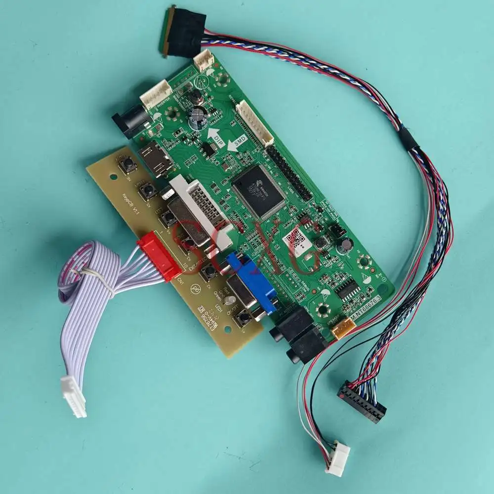 

Monitor LCD Controller Board DIY Kit For HB140WX1-200 1366*768 DVI VGA HDMI-Compatible 60Hz Laptops Panel 40 Pin LVDS 14"