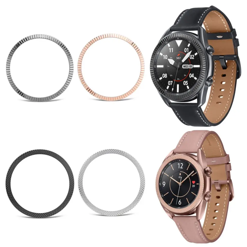 

Металлический защитный чехол с кольцом для Samsung Gear S3 Sport Galaxy Watch 4 Classic 42 мм Huawei GT2 Magic 2 46 мм