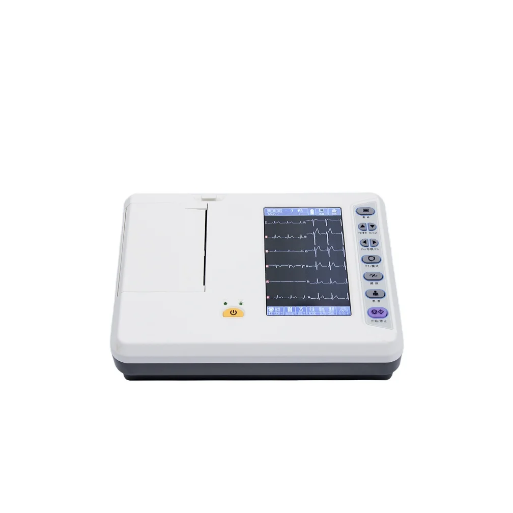 

Wh-14 Medical Portable Ecg Machine With Analyzer 6 Channel Pathological Analysis Equipments Holter Ecg Price 12 Leads Device