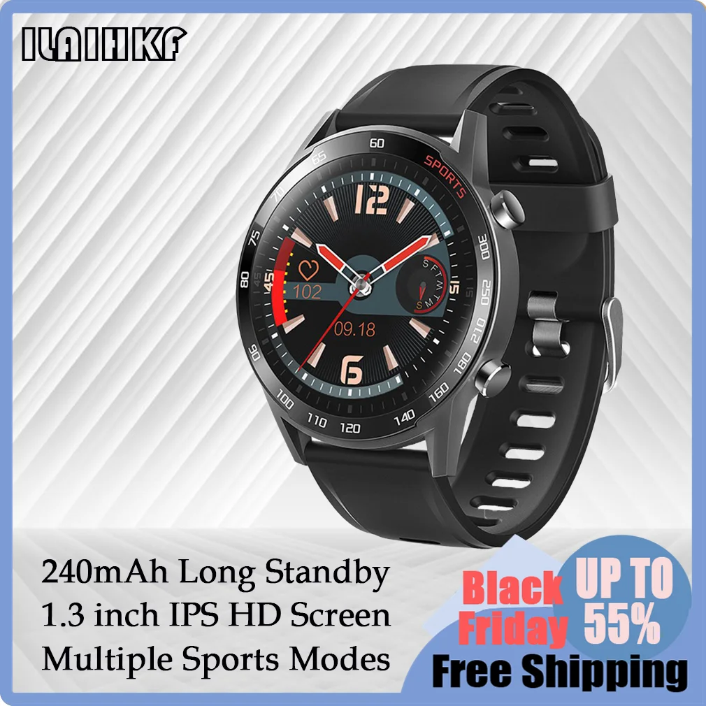 

Смарт-часы Xiaomi T23 мужские водонепроницаемые с пульсометром и GPS