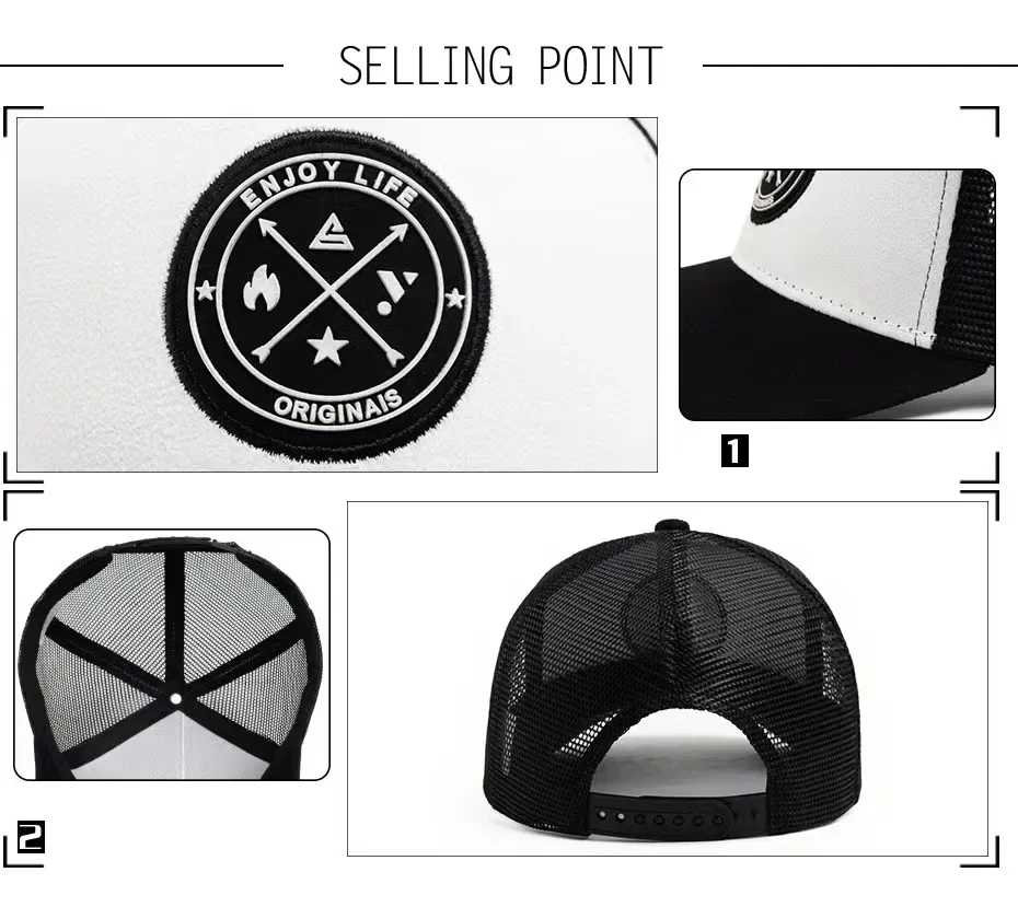 Бейсболка с круглой надписью и цвет в ассортименте