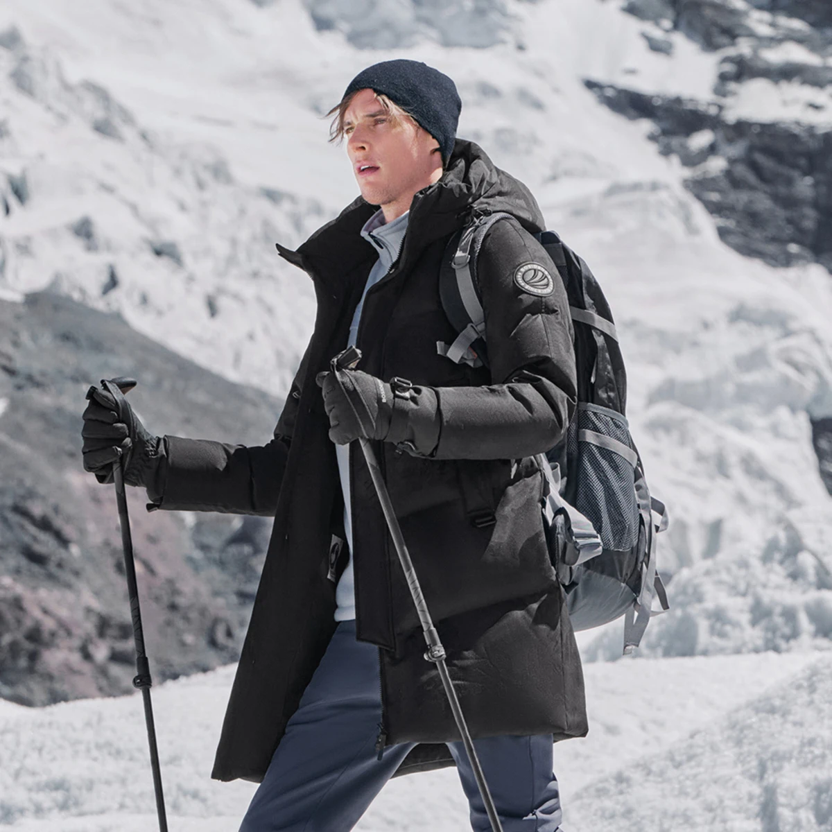 Зимняя теплая куртка для мужчин и женщин BOSIDENG водонепроницаемая ветрозащитная