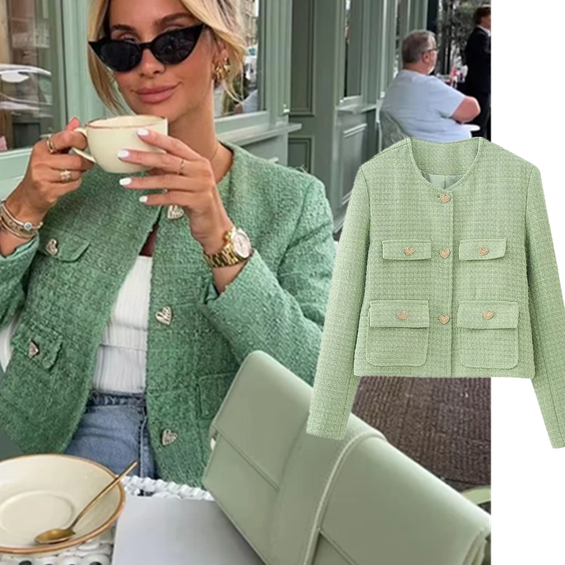 Дженни и Дэйв Ретро текстурированная