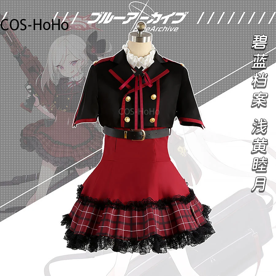 

COS-HoHo Blue Archive Asagi Mutsuki Game Suit Elegant Lovely Dress Cosplay Costume Halloween Party Role Play Outfit Any Size