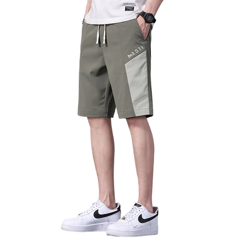 Шорты мужские летние из вискозы тонкие быстросохнущие модные брендовые