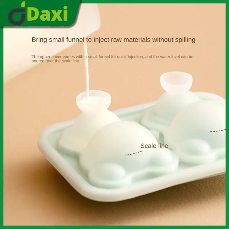 

Quick Demolding Self-made Mold Cute Creative Ice Block Mold Silica Gel Box Ice Cream Tools Anti-channeling Smell Cover