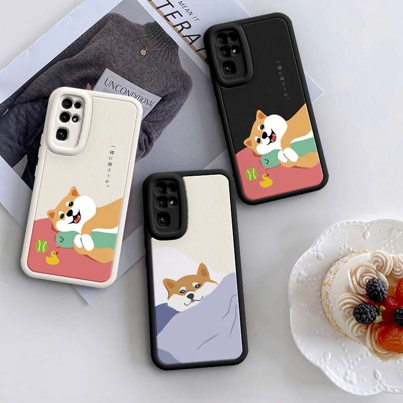 3D Cute Shiba Inu mobile case for Honor 10 20 30 Pro Plus Lite 20S 30S 30i Global Russia version 360 shockproof phone back cover