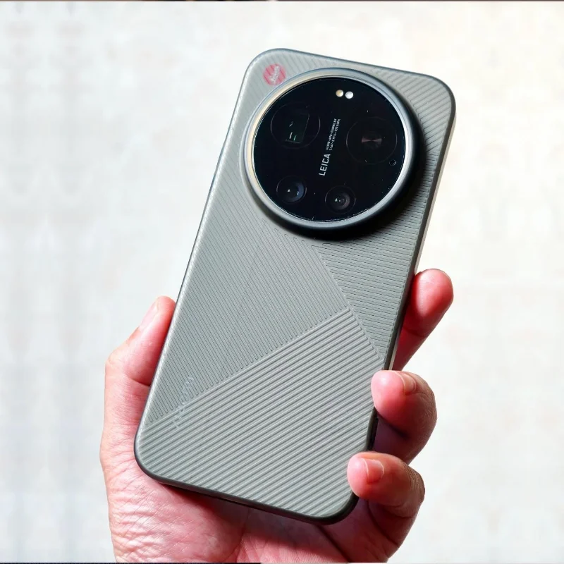 Чехол для Xiaomi 17 Ultra, роскошный, с геометрическим рельефным узором, из твила, с защитой от отпечатков пальцев, ударопрочный, с бампером, для Xiaomi 17 Ultra Funda (art.: 3920db98fc5ce) - 3920db98fc5ce