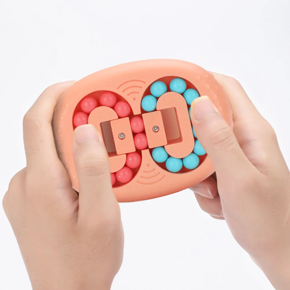 

Rotating Magical Bean Spinning Top Toys Intelligence Fingertip Oval Spinner Kids Adult Finger Gyro Disk Stress Relief Toys