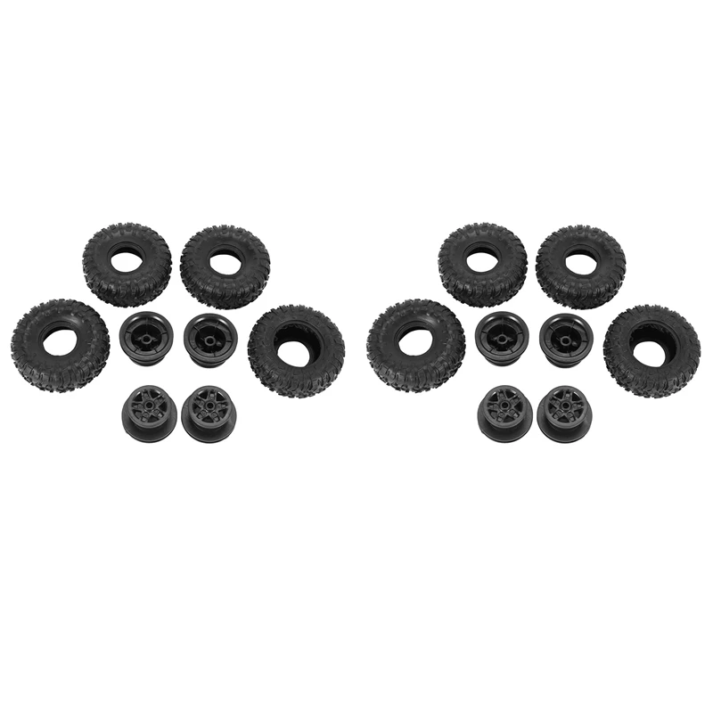 8 Pcs RC Car Tires Wheels Rims Set for MN D90 D91 Spare Parts Crawler Assembled Tyre Truck |