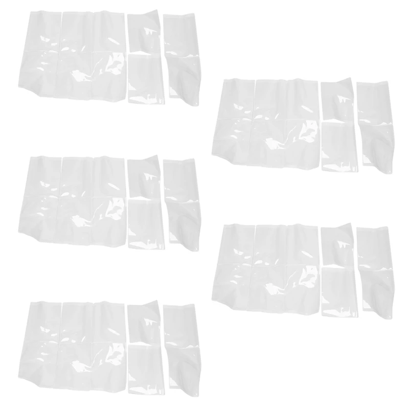 

50Pcs Soft Clear Plastic Card Sleeves Protectors, For ID Cards, Band Cards, Etc.