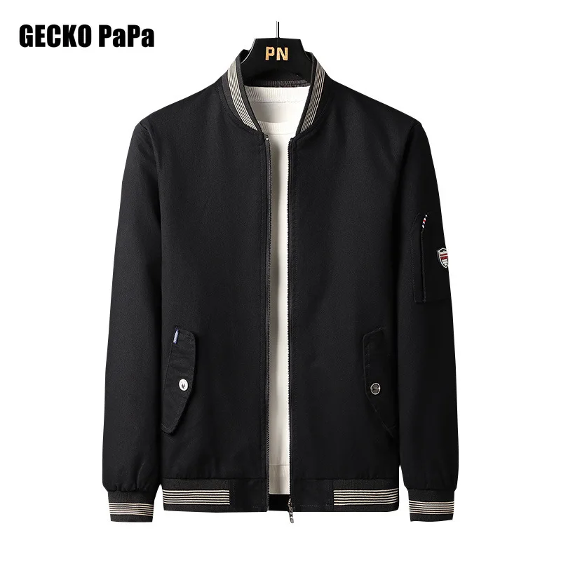 

Men Jackets Autumn Baseball Collar Men Casual Coat 2022 Winter New Cotton Thickening Keeping Warm Male Business Work Jacket