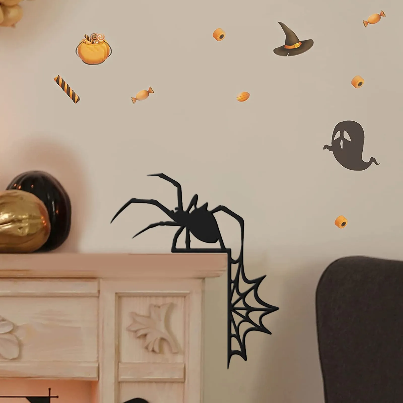 

Halloween Horror Home Sofa Cover Decorative Cushion Ceramic Easter Basket Diamond Decorations for Room Easter Tree Topper Bunny