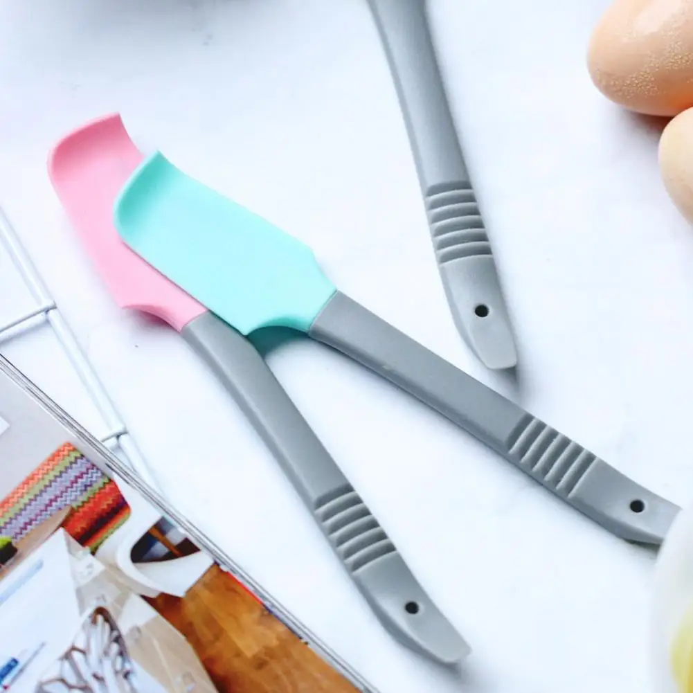 

Practical Multipurpose Pastry Scraper High Temperature Resistance Bright Color Cake Cream Scraper Mixing Spatula Cream Stir