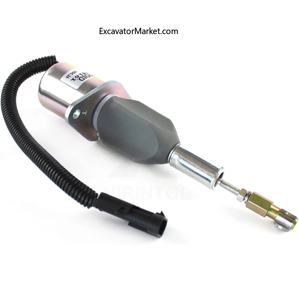 Соленоид отключения подачи топлива 24 В 3928161 SA-4293-24 Для экскаватора Cummins 6CTA 8 3 л Hyundai