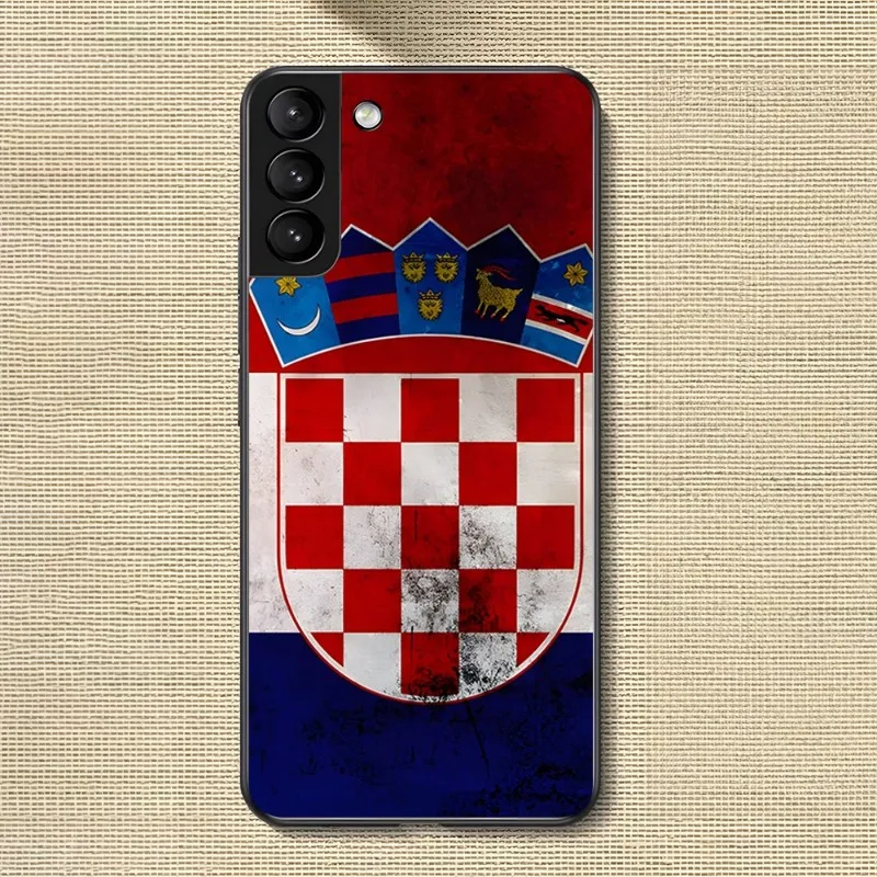 Чехол для телефона с Хорватским футболом Samsung Galaxy A21 Plus S22 A53 A24 A34 A54 A52 M54 Note 10 20 Ulitra FE