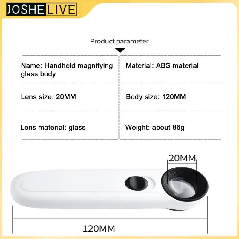 

Detector Jewelry Magnifier Identification Of Double Lenses Glass Tool 60x Hand-held Magnifying Glass Hand-held Magnifying Glass