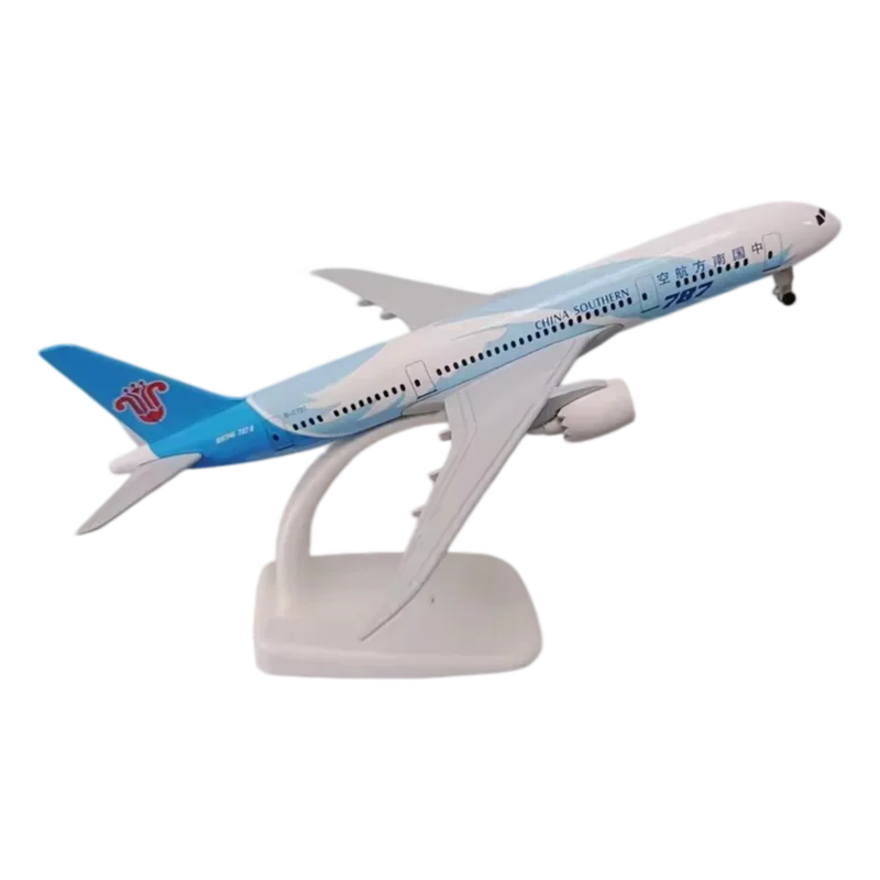 Модель самолета Boeing 787 China Southern Dreamliner из сплава, 21 см, статическая копия самолета, авиационная игрушка-подарок для детей и коллекционеров. (art.: 3920dd14247fe) - 3920dd14247fe