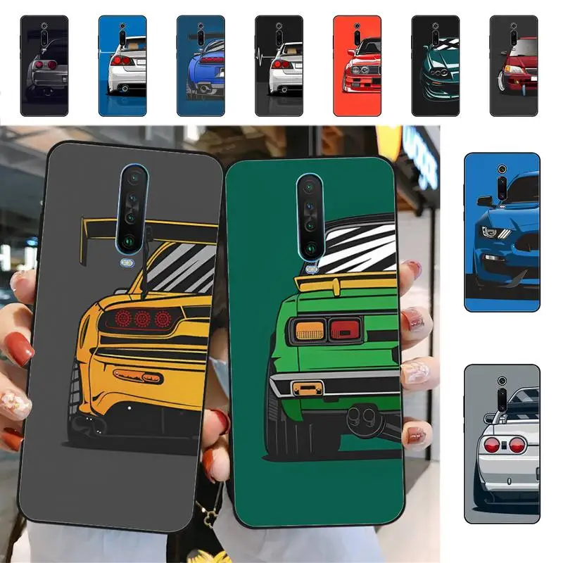 

Japan JDM Sports Cars Comic Phone Case for Redmi 5 6 7 8 9 A 5plus K20 4X S2 GO 6 K30 pro