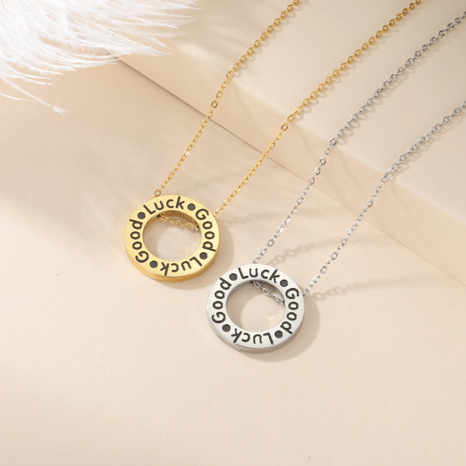 Amaxer модное ожерелье с подвеской в виде английской буквы ХОРОШАЯ ЖАСТЬ римскими